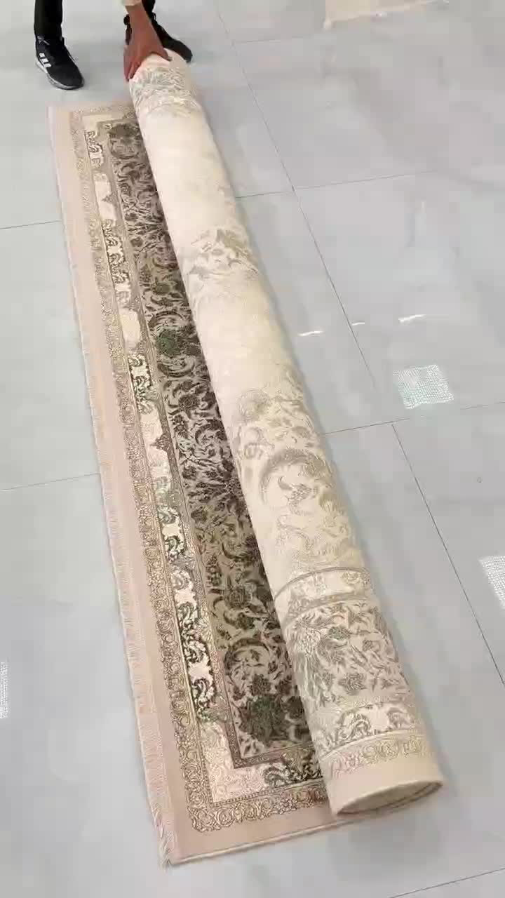 فرش آوانته سبز 1200 شانه گل ابریشم|فرش|اسلامشهر, مظفریه|دیوار