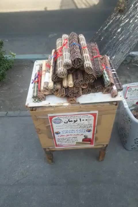 زیر بشقابی و رانر حصیر بامبو در ابعاد مختلف|سفره، حوله، دستمال آشپزخانه|تهران, دروازه شمیران|دیوار