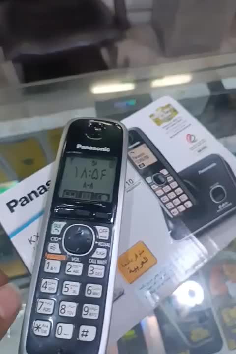 تلفن بیسیم panasonic|تلفن رومیزی|مشهد, قائم|دیوار