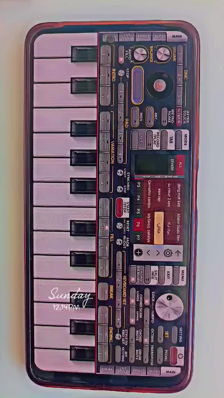 ست ارگ اندروید|پیانو، کیبورد، آکاردئون|سلماس, |دیوار