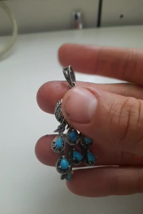 گردنبند فیروزه نیشابور|جواهرات|تهران, شهرک رضویه|دیوار