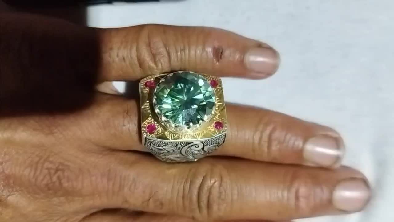 انگشتر الماس روسی سنگین وزن|جواهرات|سیرجان, |دیوار