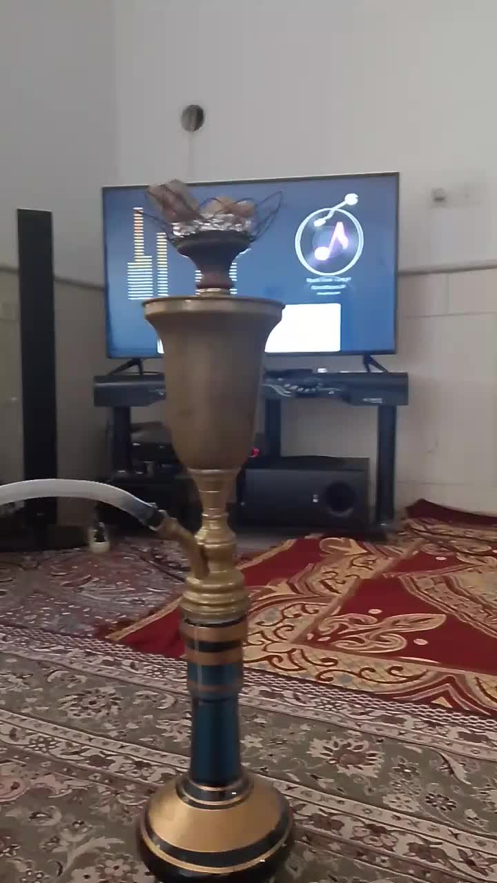 یهقلیونبرنجیاصلباقهوهجوش5نجکاپ|صنایع دستی و سایر لوازم تزئینی|فیروزه, |دیوار