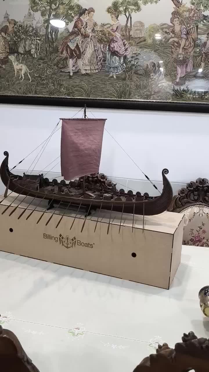 فروش ماکت کشتی وایکینگا اصلی|مجسمه، تندیس، ماکت|یزد, |دیوار