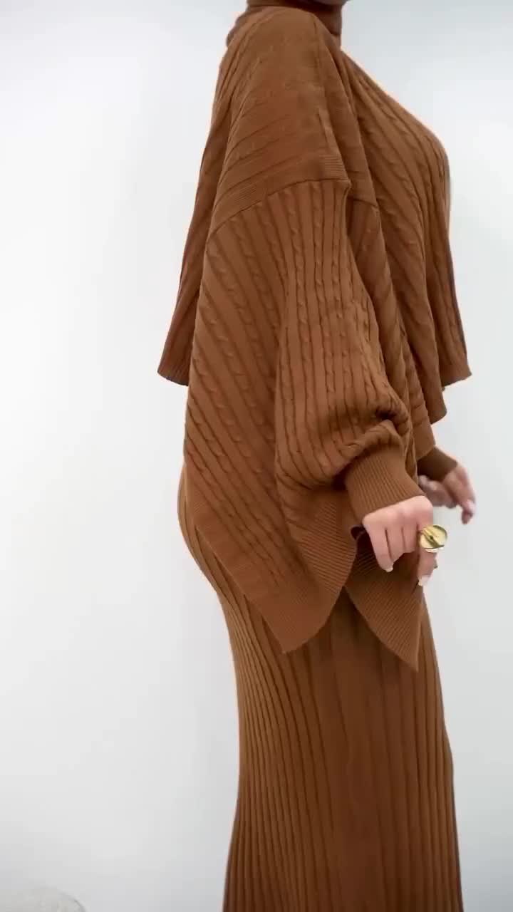 مانتو ست بافت خفاشی ویژه پاییز|لباس|نیشابور, فردوسی جنوبی|دیوار