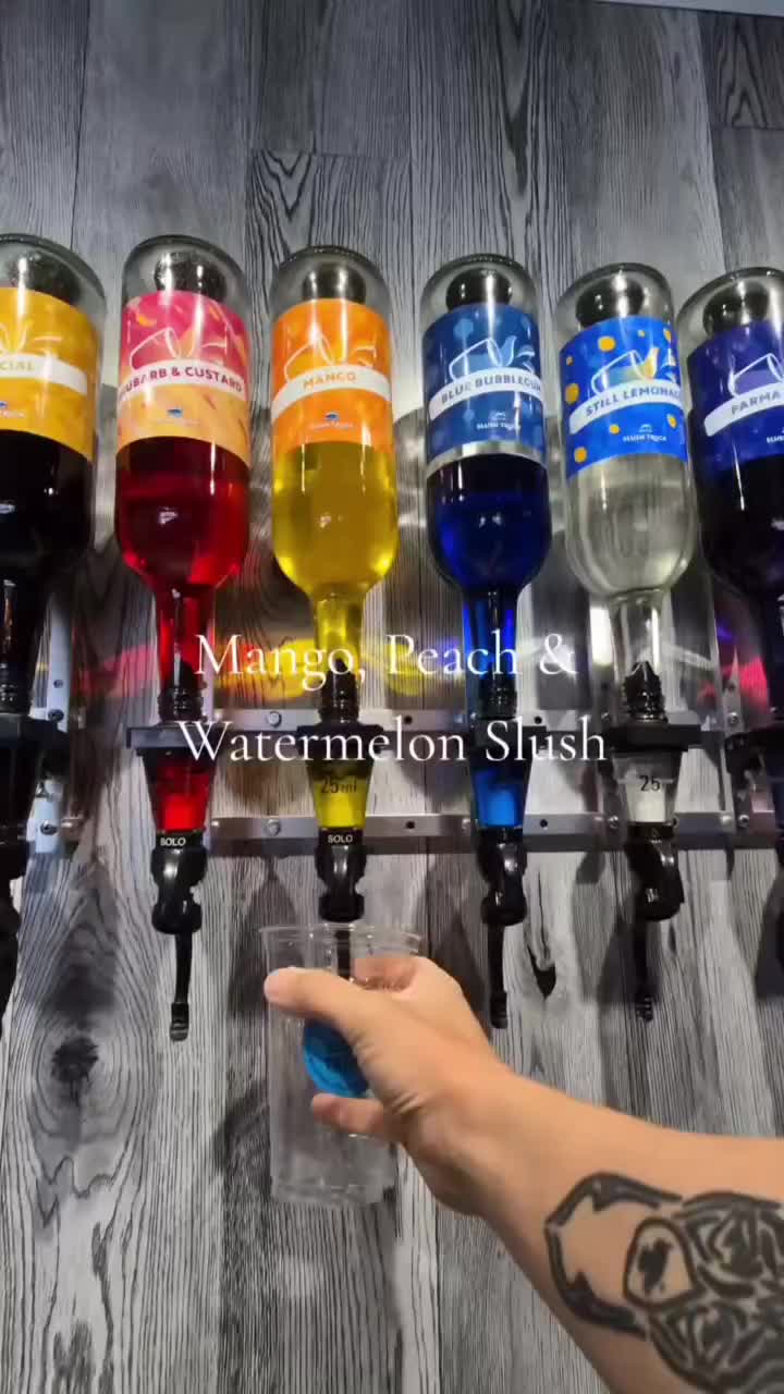 سیروپ بار اسلش کافی شاپ آبمیوه یخ دربهشت|کافیشاپ و رستوران|تهران, قبا|دیوار