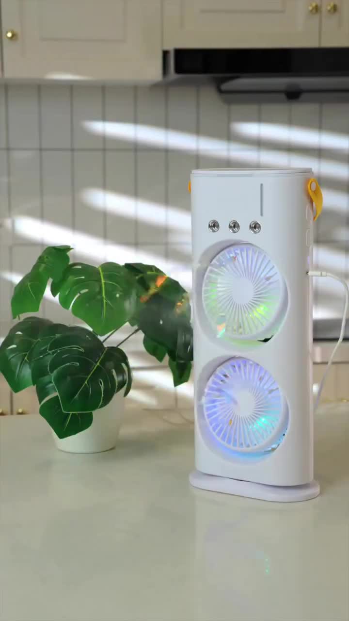 پنکه ۲فن شارژی/Double spray fan|پنکه و تصفیهکنندهٔ هوا|تهران, بلوار کشاورز|دیوار