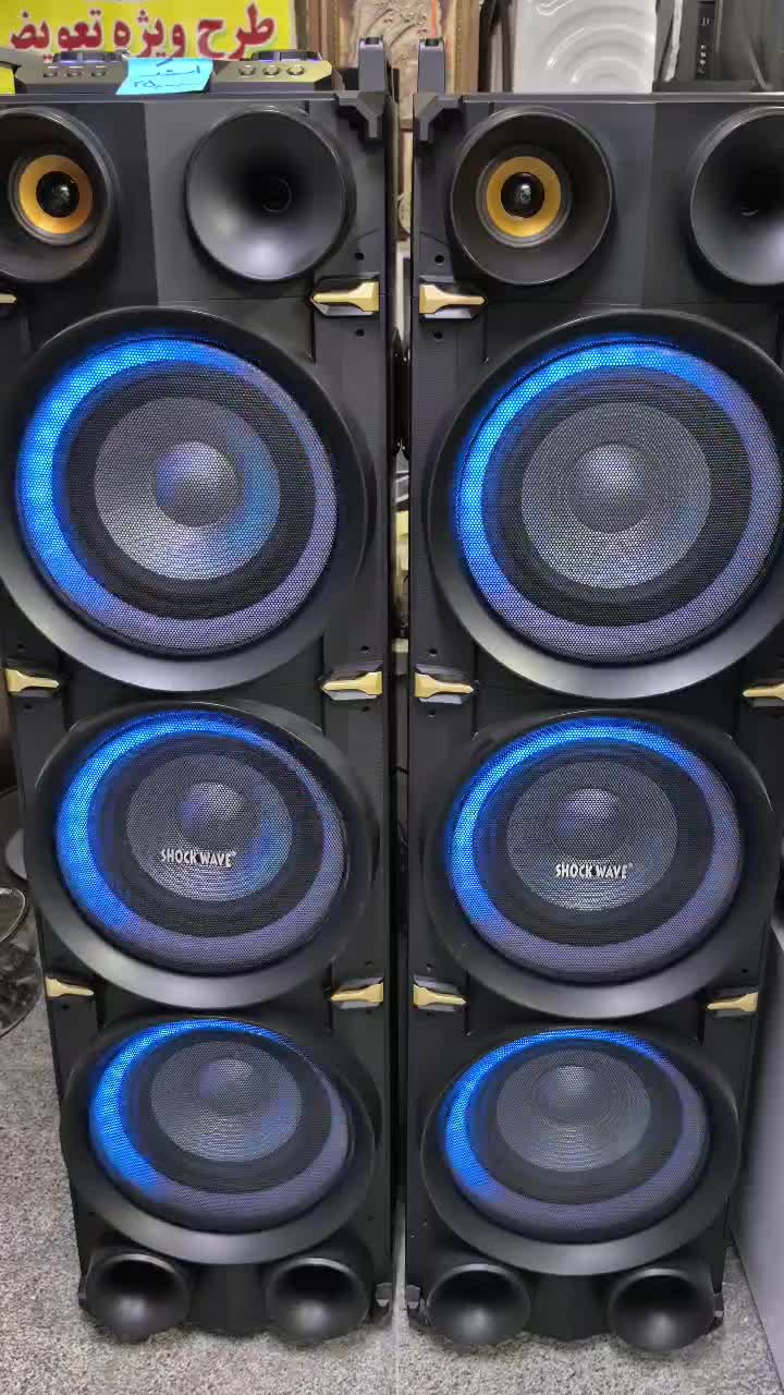 اسپیکر شاک ویو Dj یک ماه کار|سیستم صوتی خانگی|مشهد, توس (بلوار توس)|دیوار