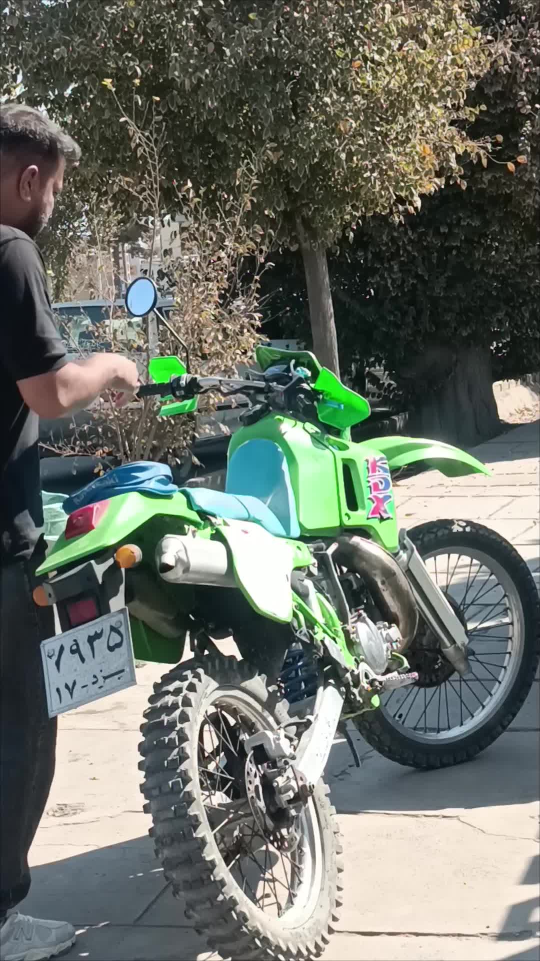 کاوازاکی KDX 200 پلاک|موتورسیکلت|سیرجان, |دیوار