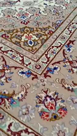 یک جفت فرش دستبافت اصفهانی نو 4 متری|فرش|اصفهان, احمدآباد|دیوار