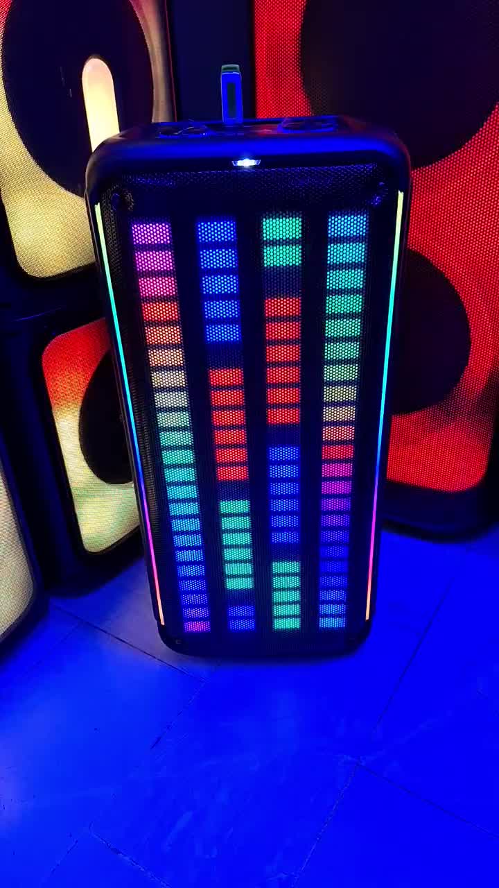 اسپیکر باند شارژی برقی قابل حمل رقص نوردار آکبند|سیستم صوتی خانگی|مشهد, سراب|دیوار