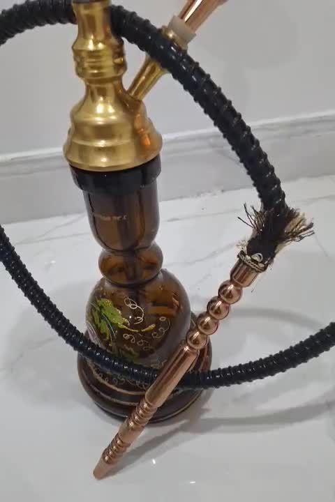 قلیان برنجی تنه سنگین|صنایع دستی و سایر لوازم تزئینی|کرمانشاه, |دیوار