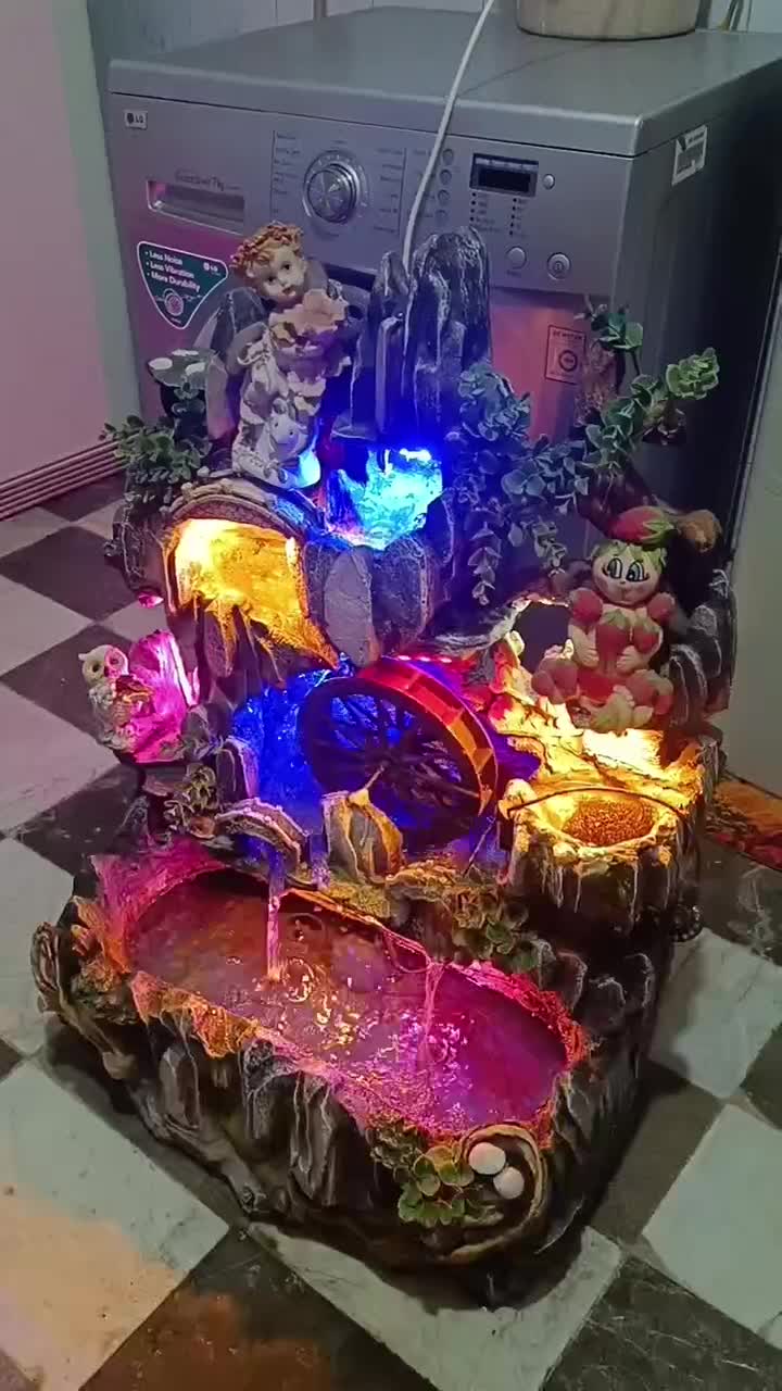 آبنما شیک وکنترل دار خیلی زیبا|مجسمه، تندیس، ماکت|کرج, شهرک ظفر|دیوار