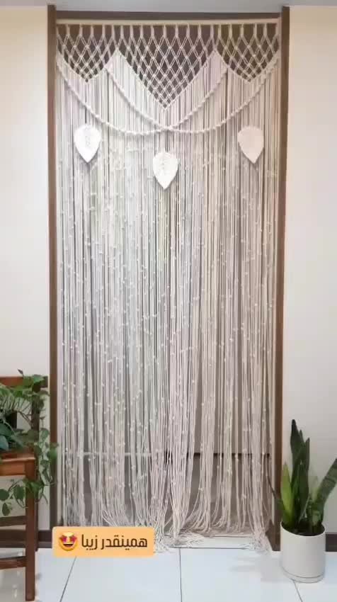 پرده مکرومه|پرده، رانر، رومیزی|گرمدره, |دیوار