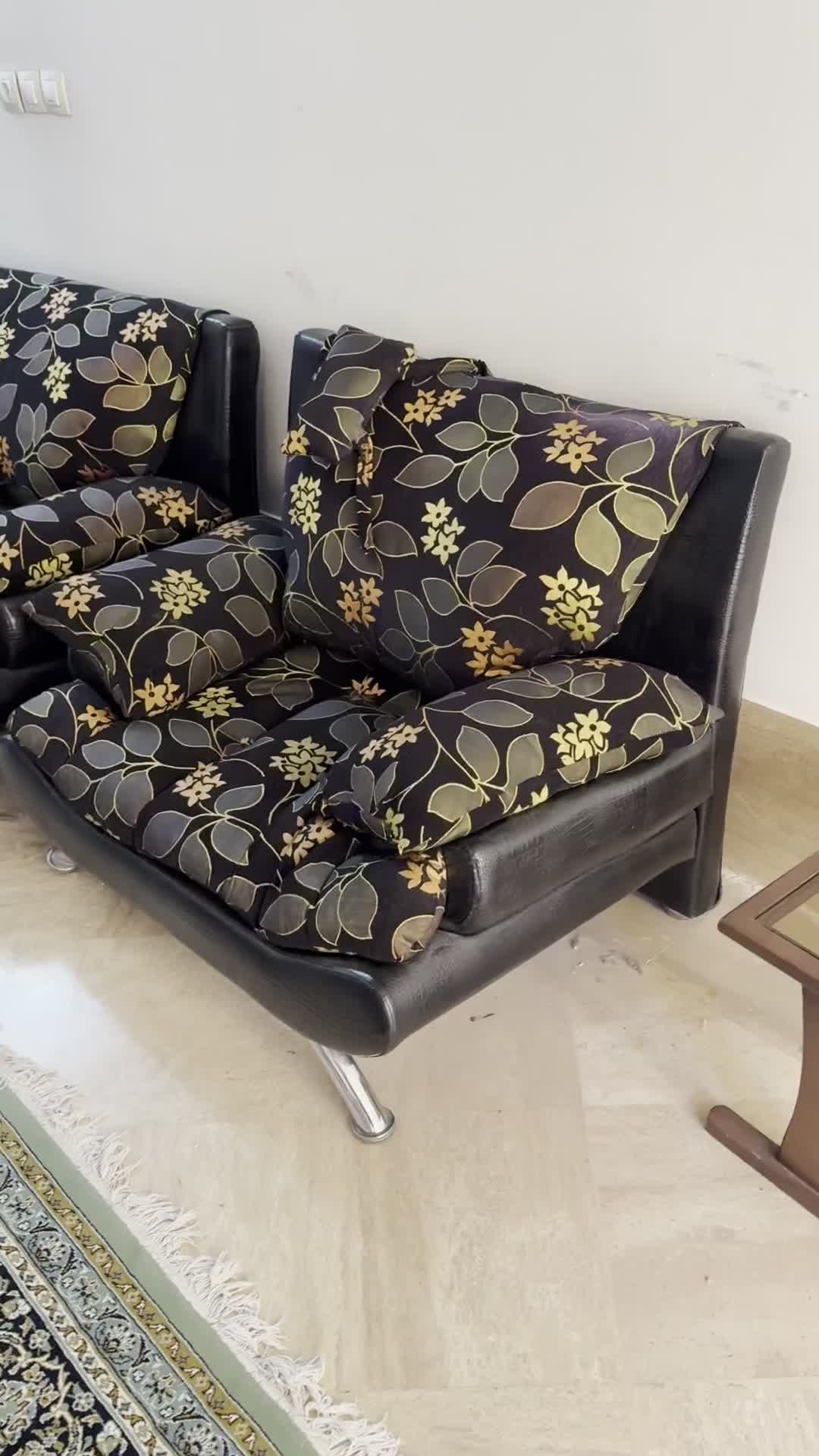 مبلمان ۸ نفره پایه استیل با میز بسیار شیک|مبلمان خانگی و میز عسلی|قم, شهرک قدس|دیوار