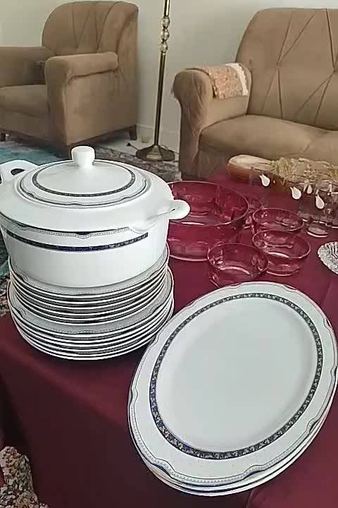 سرویس بشقابو دیسظو همو سوپخوری زرین|ظروف سرو و پذیرایی|پردیس, فاز ۱|دیوار