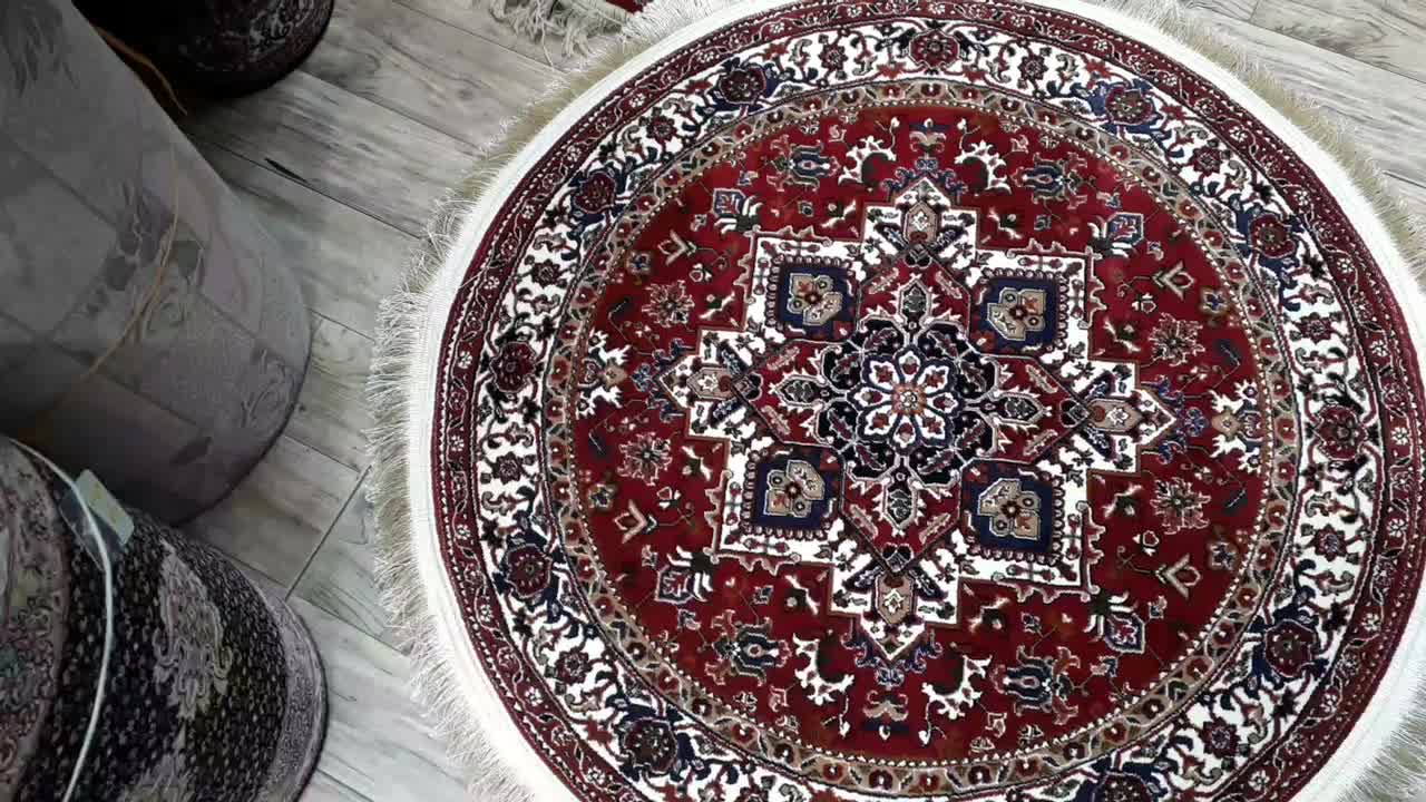 فرش آشپزخانه هریس دایره مارک بوستان ۱۵۰×۱۵۰|فرش|تبریز, |دیوار