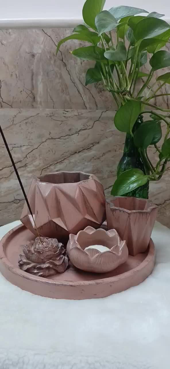 ست کادویی سنگ مصنوعی|صنایع دستی و سایر لوازم تزئینی|قم, گلزار|دیوار