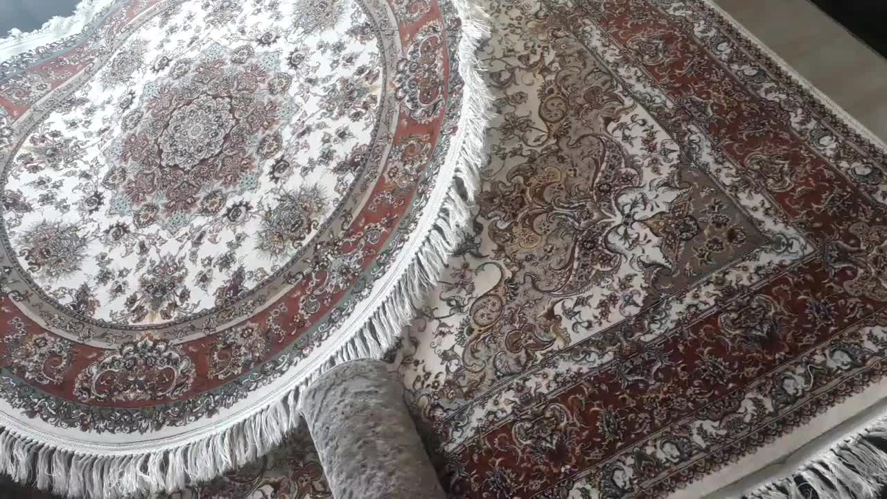 فرش آشپزخانه ماهی اصیل بیضی ۴متر سایز ۱۵۰×۲|فرش|تبریز, |دیوار