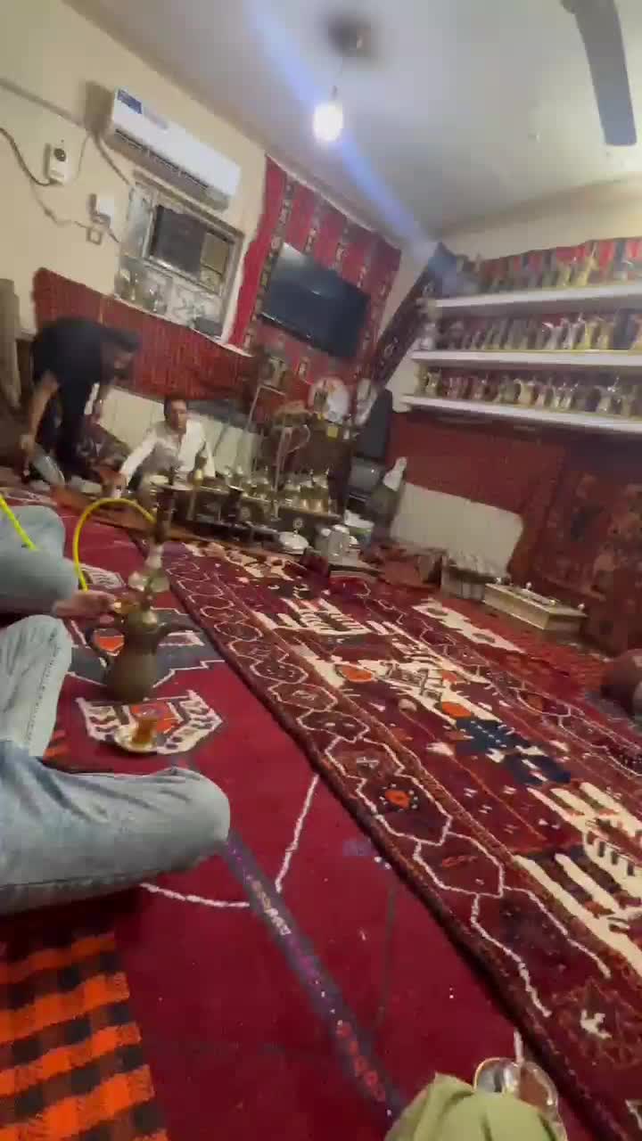 فرش دست بافت عربی انتیک بکر ونو|فرش|اهواز, کوی علوی|دیوار