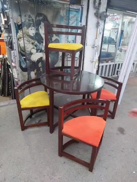 میز ناهار خوری 4 نفره کم جا|میز و صندلی غذاخوری|رودسر, |دیوار