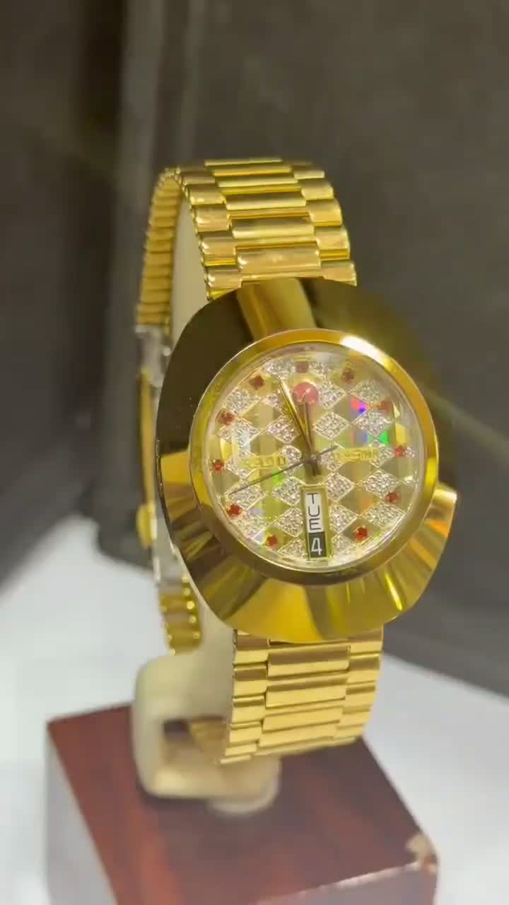 رادو مردانه صفحه شطرنجی نگین قرمز در حد آکبند|ساعت|بندرعباس, |دیوار