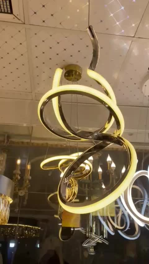 لوستر مدرن مدل پیچی (قیمت کف بازار)|لوستر و چراغ آویز|تهران, امام زاده حسن|دیوار