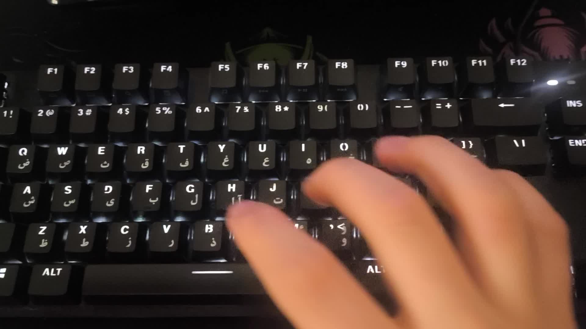 کیبورد مکانیکال Logitech G412 TKL تمیز|قطعات و لوازم جانبی رایانه|ساری, |دیوار