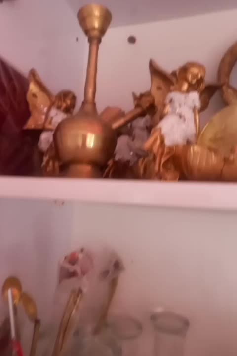 قلیون برنجی قدیمی عقیقه|کلکسیون اشیاء عتیقه|پاکدشت, پاکدشت (مامازند)|دیوار