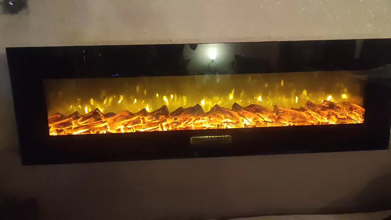 بخاری برقی شومینه ای ال ای دی با کنترل تنظیم گرما|بخاری، هیتر، شومینه|چالوس, |دیوار
